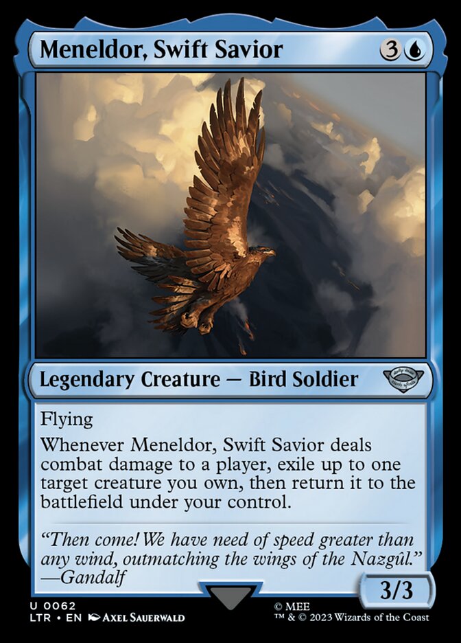 Meneldor, Swift Savior LTR-62 The Lord of the Rings: Tales of Middle-earth Magic card
