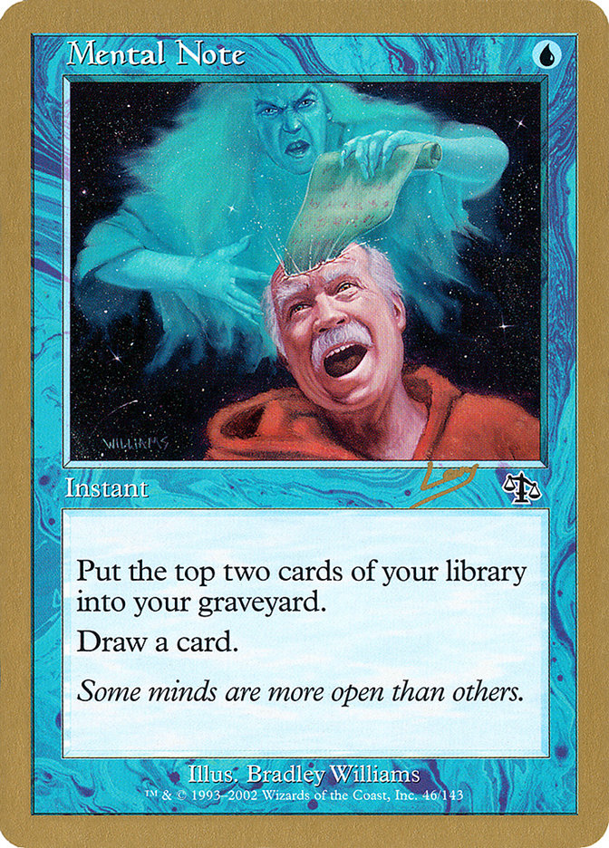 Mental Note WC02-RL46 World Championship Decks 2002 Magic card