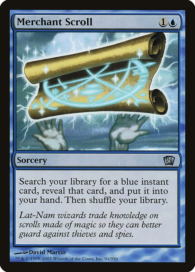 Merchant Scroll 8ED-91STAR Eighth Edition Magic card