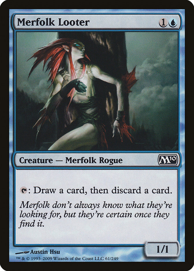 Merfolk Looter M10-61 Magic 2010 Magic card