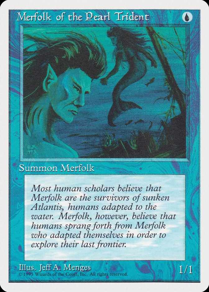 Merfolk of the Pearl Trident RQS-10 Rivals Quick Start Set Magic card