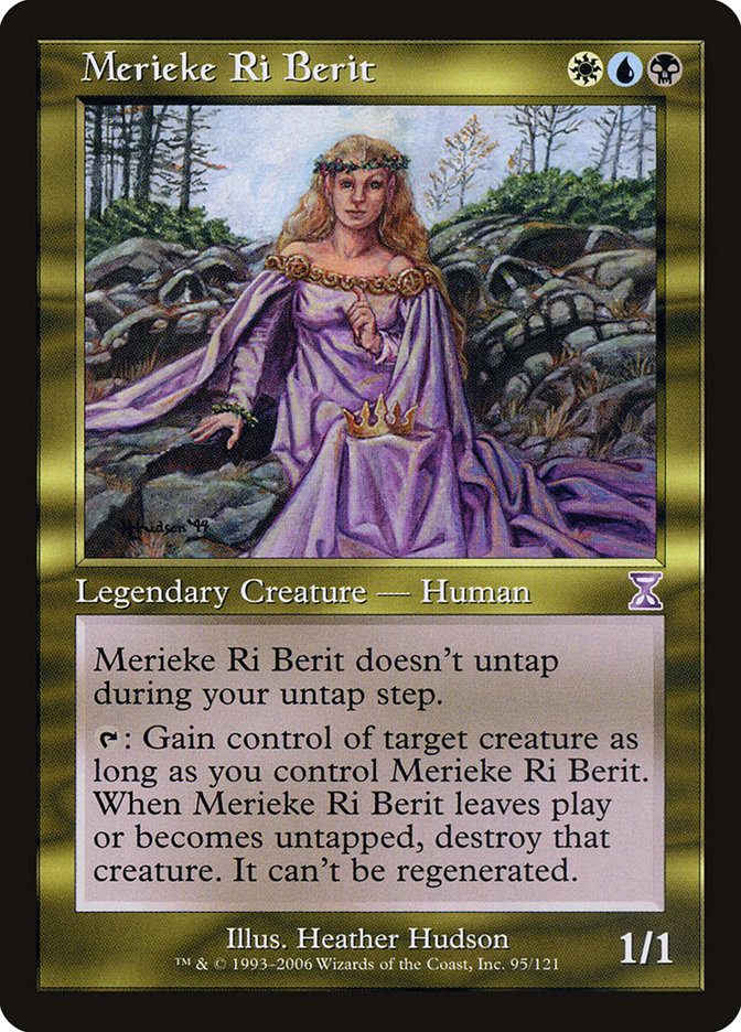 Merieke Ri Berit TSB-95 Time Spiral Timeshifted Magic card