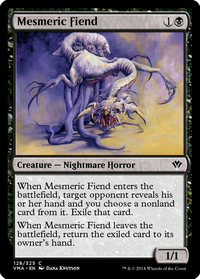 Mesmeric Fiend VMA-128 Vintage Masters Magic card