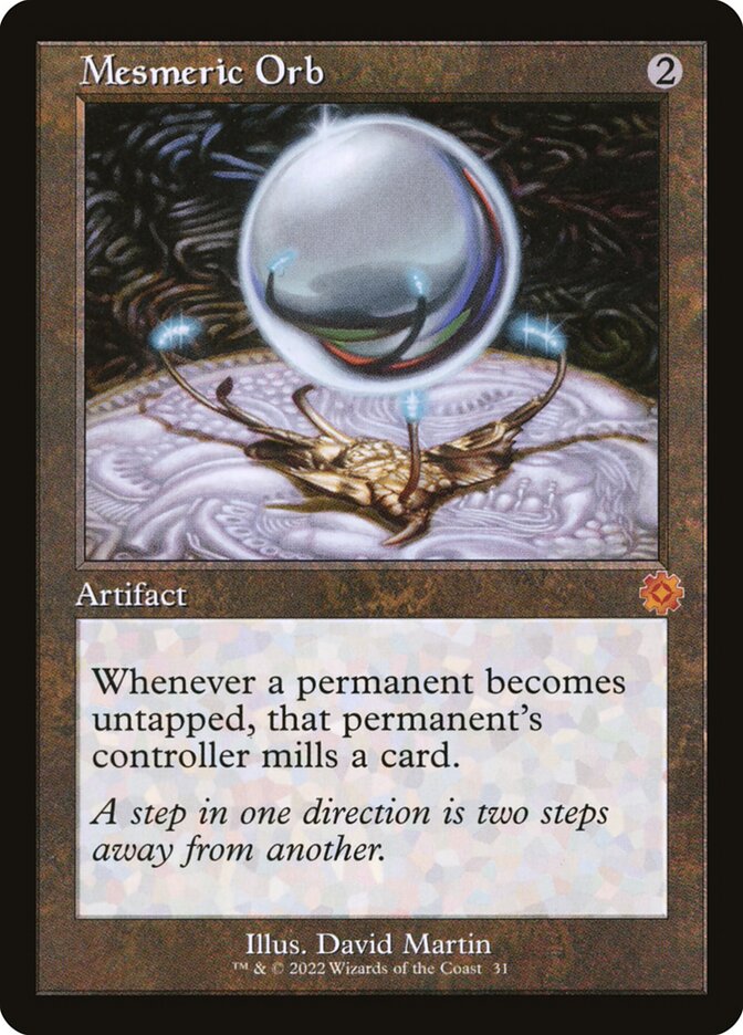 Mesmeric Orb BRR-31 The Brothers' War Retro Artifacts Magic card