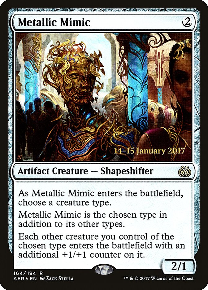 Metallic Mimic PAER-164S Aether Revolt Promos Magic card