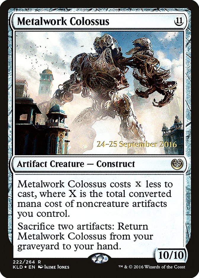 Metalwork Colossus PKLD-222S Kaladesh Promos Magic card