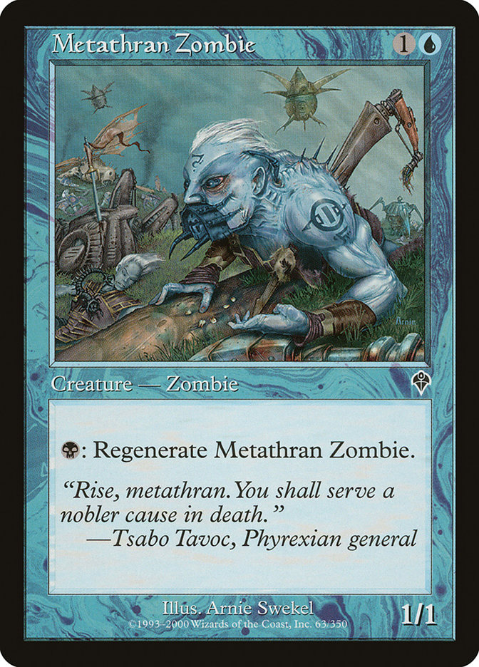 Metathran Zombie INV-63 Invasion Magic card