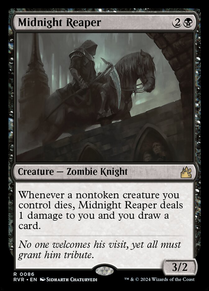 Midnight Reaper RVR-86 Ravnica Remastered Magic card