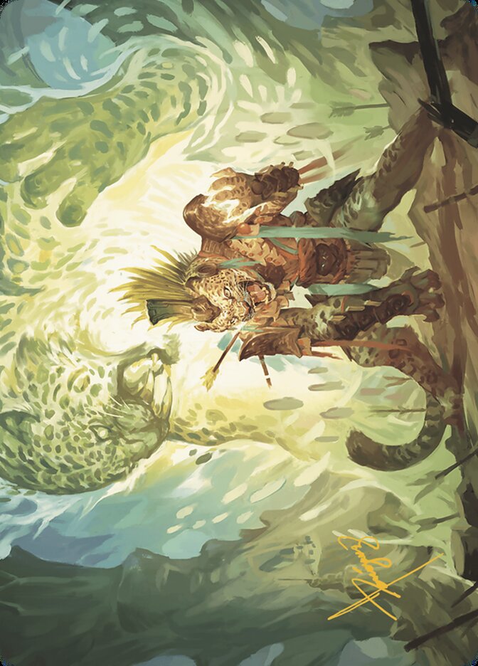 Might of the Ancestors // Might of the Ancestors ALCI-2 The Lost Caverns of Ixalan Art Series Magic card