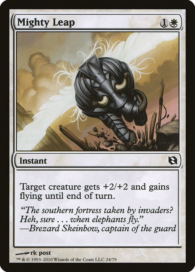 Mighty Leap DDF-24 Duel Decks: Elspeth vs. Tezzeret Magic card