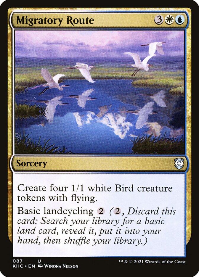 Migratory Route KHC-87 Kaldheim Commander Magic card
