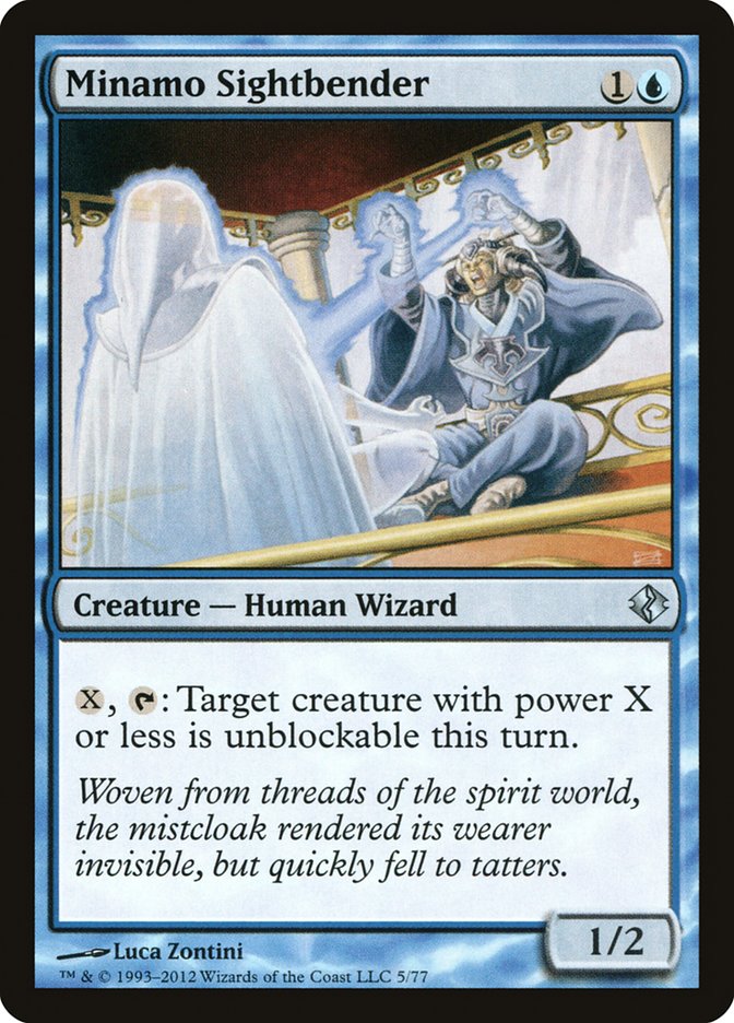 Minamo Sightbender DDI-5 Duel Decks: Venser vs. Koth Magic card