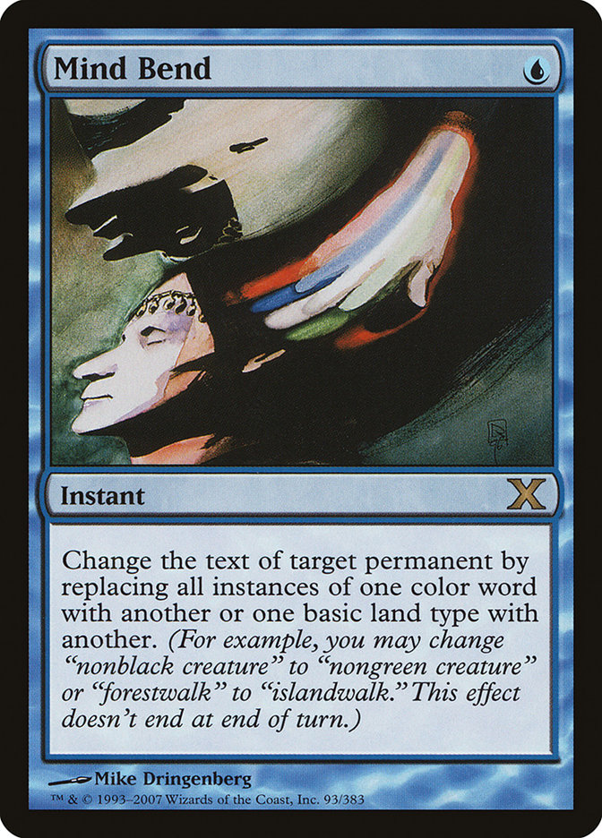 Mind Bend 10E-93 Tenth Edition Magic card