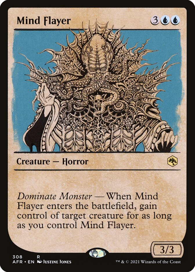 Mind Flayer AFR-308 Adventures in the Forgotten Realms Magic card