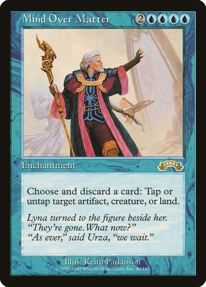 Mind Over Matter EXO-40 Exodus Magic card