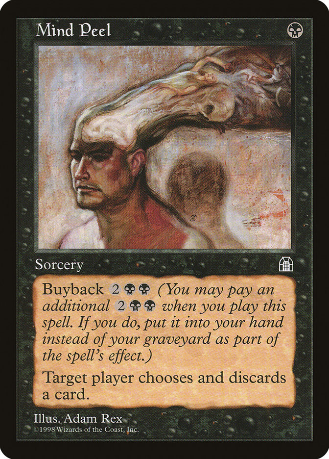 Mind Peel STH-63 Stronghold Magic card