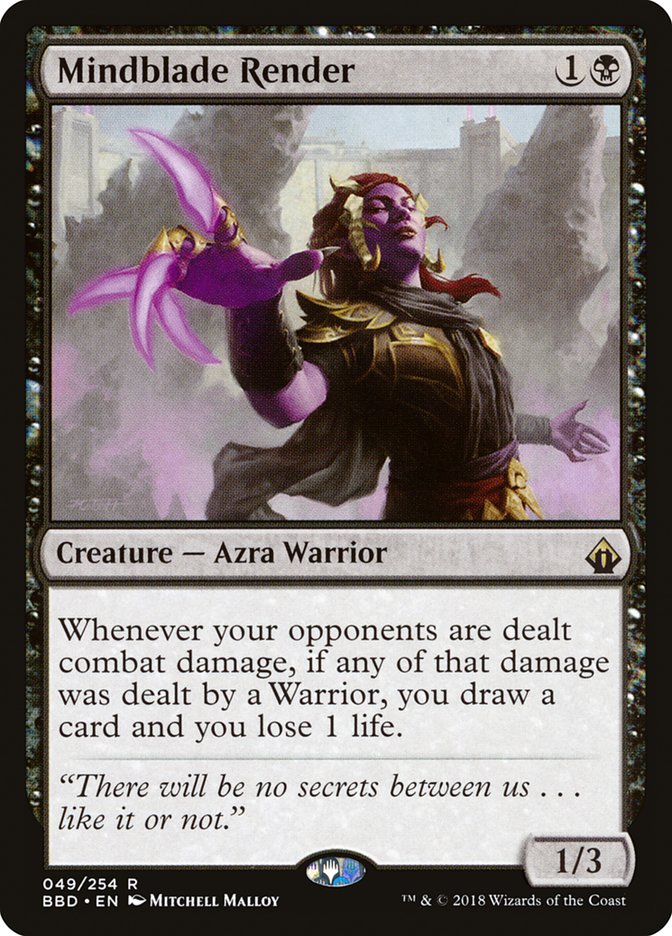 Mindblade Render BBD-49 Battlebond Magic card