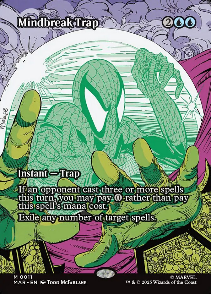 Mindbreak Trap MAR-11 Marvel Universe Magic card