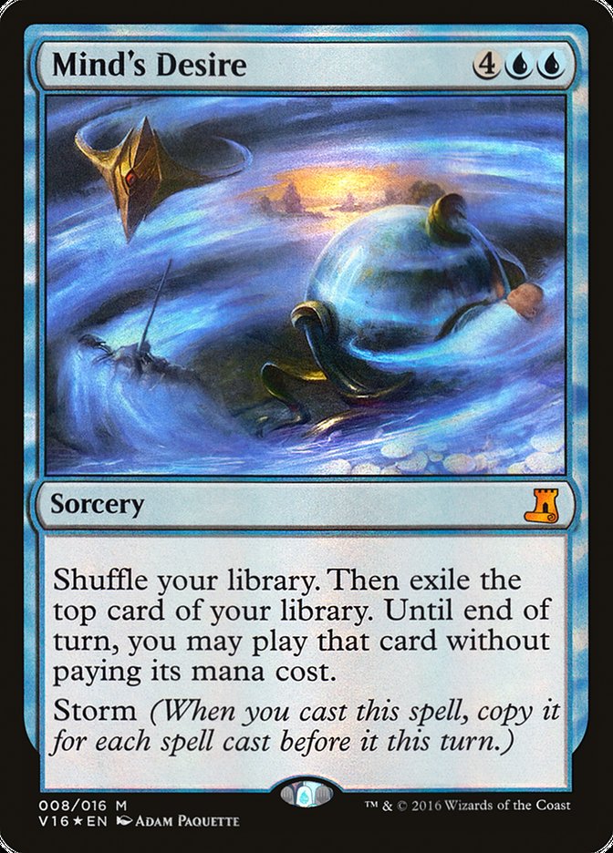 Mind's Desire V16-8 From the Vault: Lore Magic card