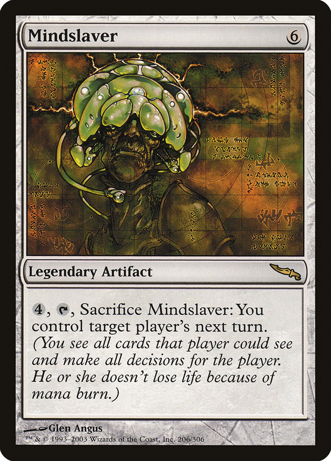 Mindslaver MRD-206 Mirrodin Magic card