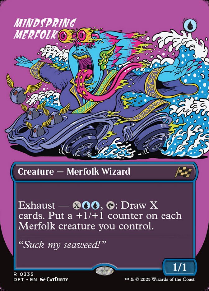 Mindspring Merfolk DFT-335 Aetherdrift Magic card