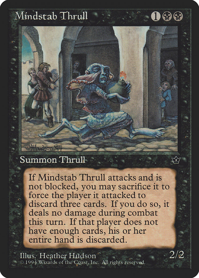 Mindstab Thrull FEM-40B Fallen Empires Magic card