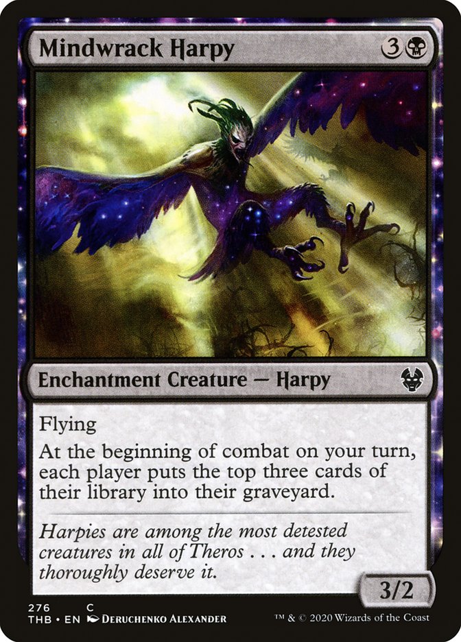 Mindwrack Harpy THB-276 Theros Beyond Death Magic card