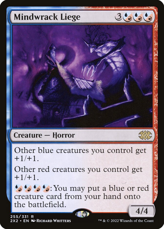Mindwrack Liege 2X2-255 Double Masters 2022 Magic card