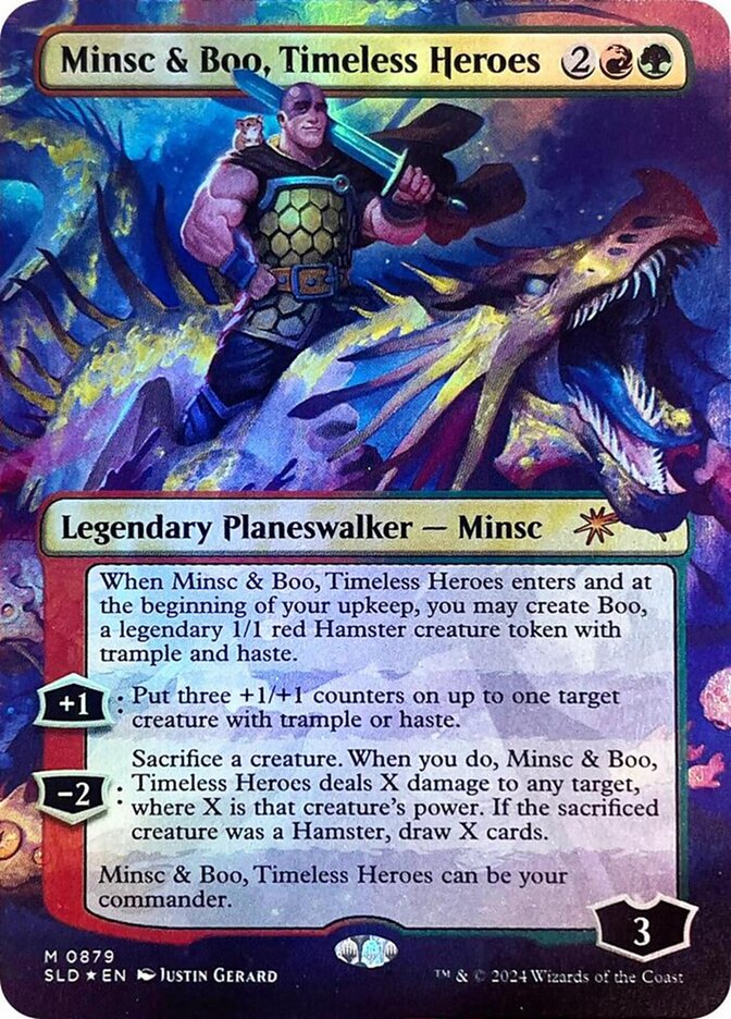 Minsc & Boo, Timeless Heroes SLD-879 Secret Lair Drop Magic card