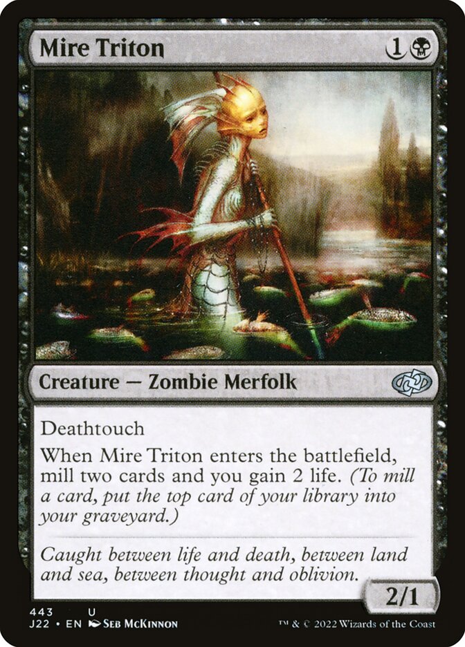 Mire Triton J22-443 Jumpstart 2022 Magic card