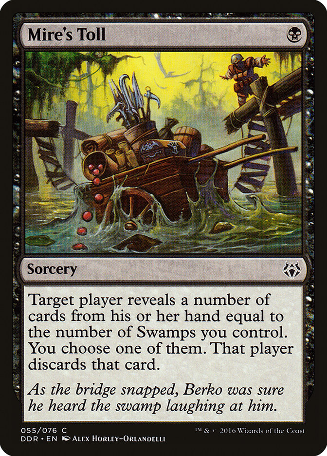 Mire's Toll DDR-55 Duel Decks: Nissa vs. Ob Nixilis Magic card