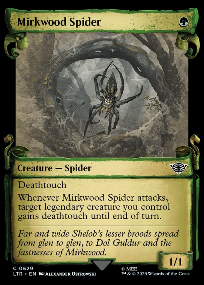 Mirkwood Spider LTR-629 The Lord of the Rings: Tales of Middle-earth Magic card