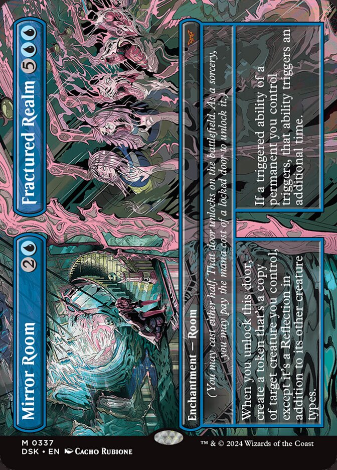 Mirror Room // Fractured Realm DSK-337 Duskmourn: House of Horror Magic card