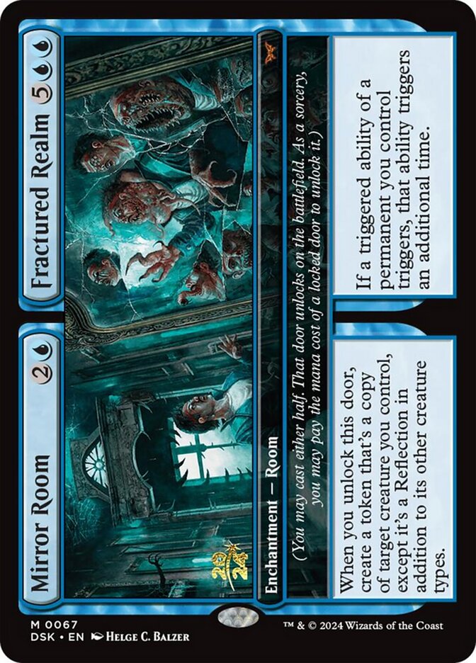 Mirror Room // Fractured Realm PDSK-67S Duskmourn: House of Horror Promos Magic card