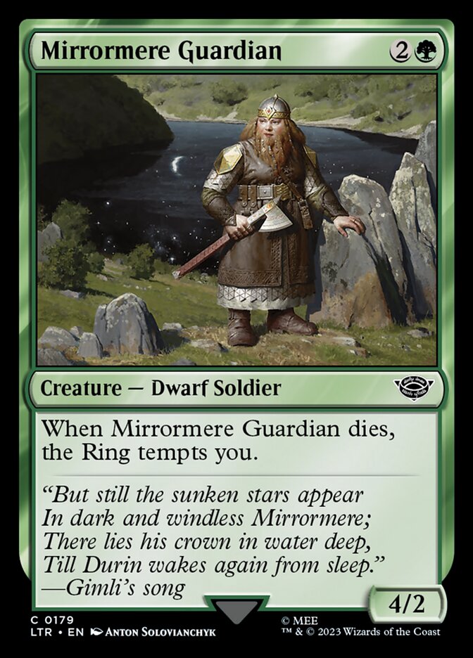Mirrormere Guardian LTR-179 The Lord of the Rings: Tales of Middle-earth Magic card