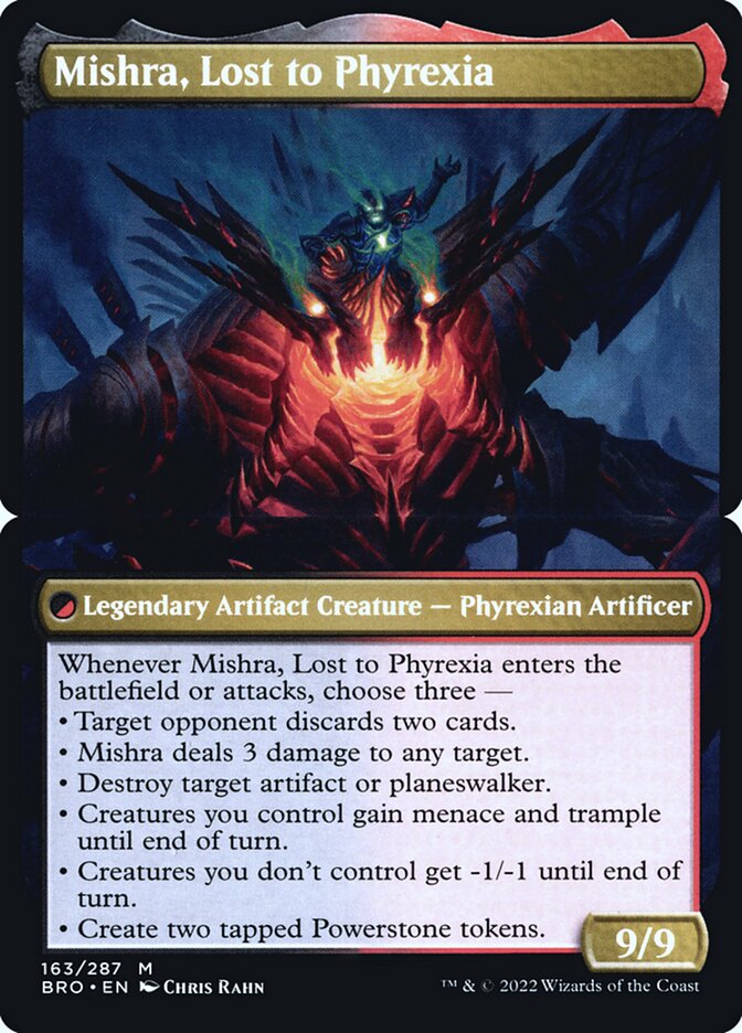 Mishra, Lost to Phyrexia PBRO-163BS The Brothers' War Promos Magic card