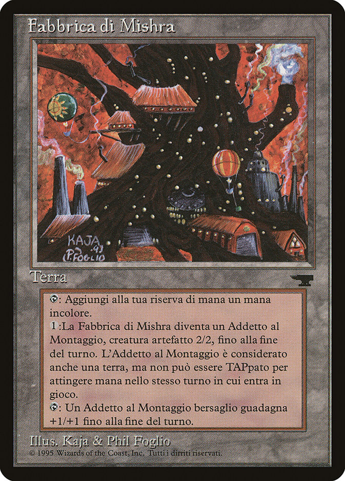 Mishra's Factory RIN-172 Rinascimento Magic card