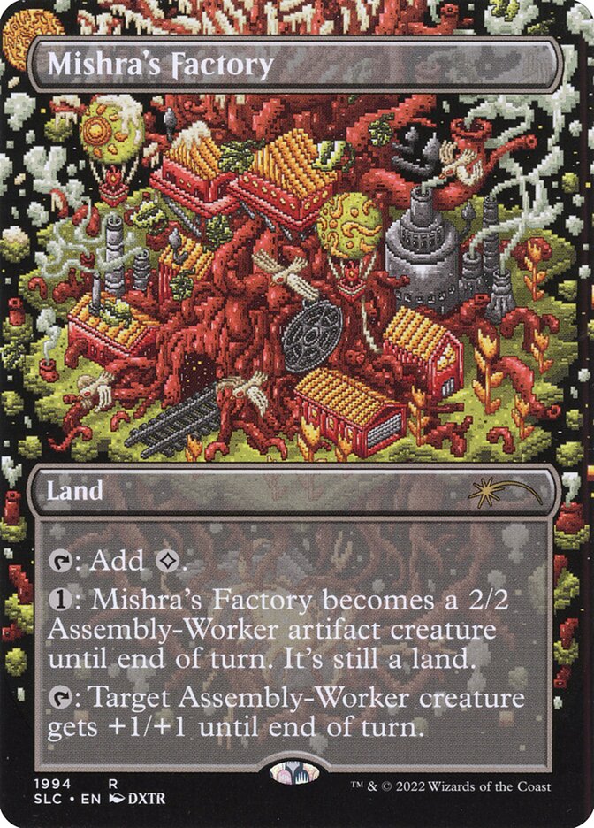 Mishra's Factory SLC-1994 Secret Lair 30th Anniversary Countdown Kit Magic card