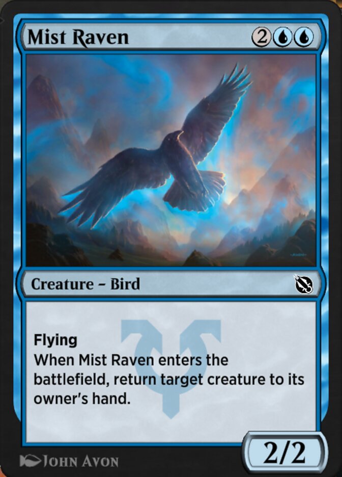 Mist Raven SIS-18 Shadows of the Past Magic card