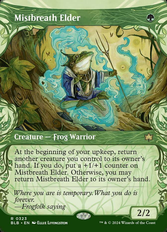 Mistbreath Elder BLB-323 Bloomburrow Magic card