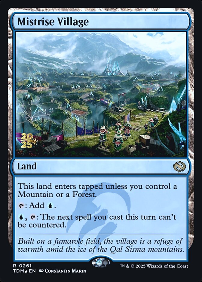 Mistrise Village PTDM-261S Tarkir: Dragonstorm Promos Magic card