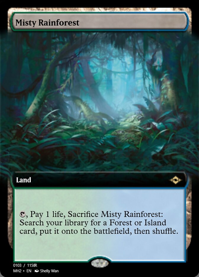 Misty Rainforest PRM-91407 Magic Online Promos Magic card