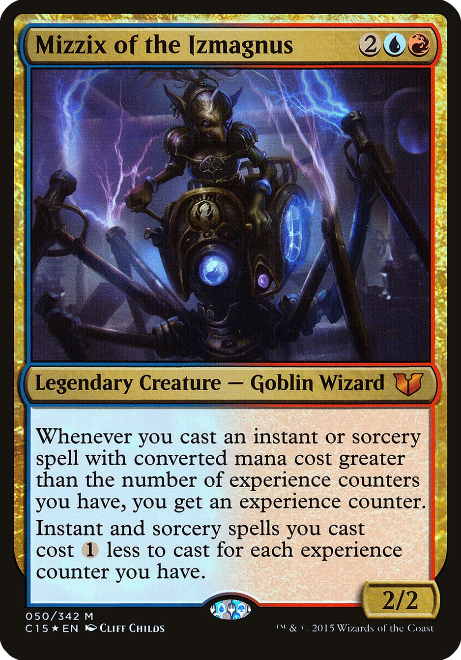 Mizzix of the Izmagnus OC15-50 Commander 2015 Oversized Magic card