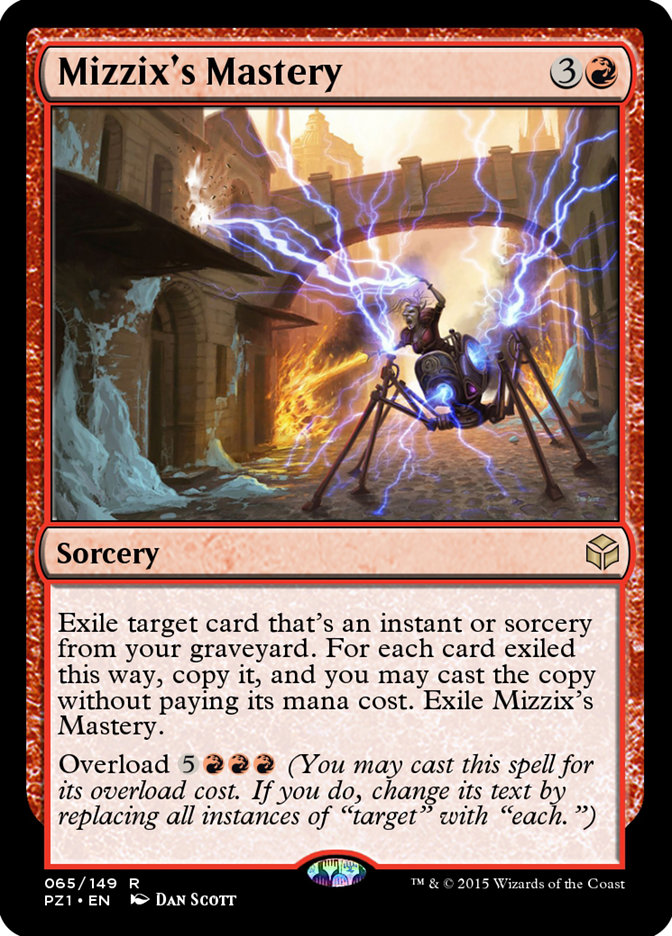 Mizzix's Mastery PZ1-65 Legendary Cube Prize Pack Magic card