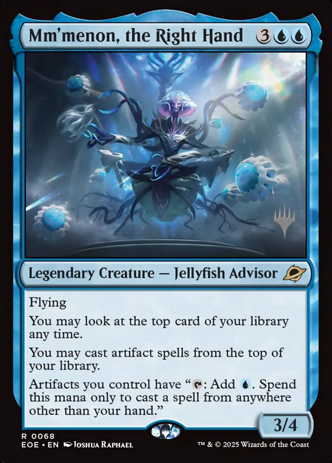 Mm'menon, the Right Hand PEOE-68P Edge of Eternities Promos Magic card