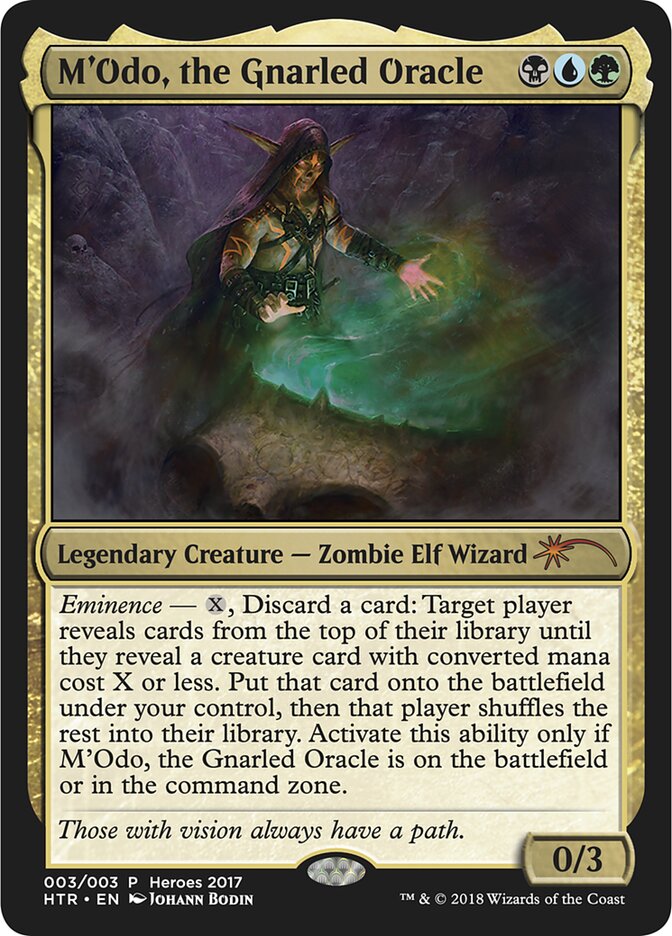 M'Odo, the Gnarled Oracle PH17-3 2017 Heroes of the Realm Magic card