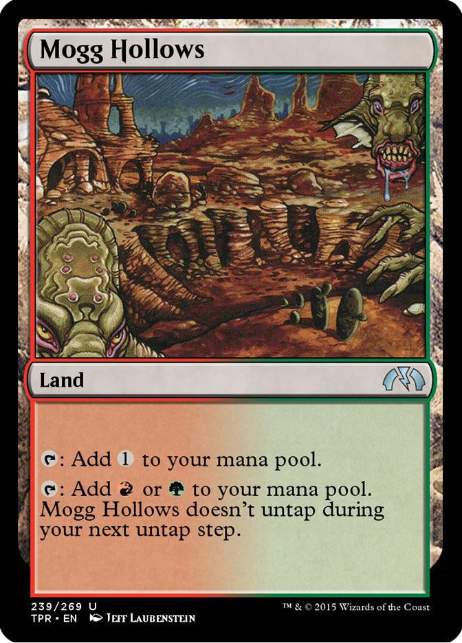 Mogg Hollows TPR-239 Tempest Remastered Magic card