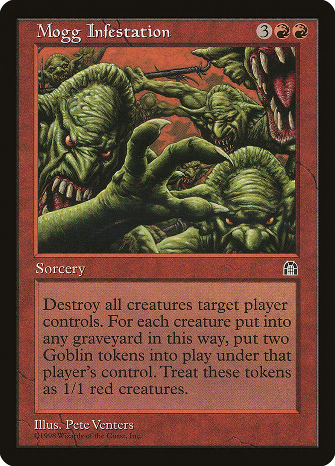Mogg Infestation STH-93 Stronghold Magic card