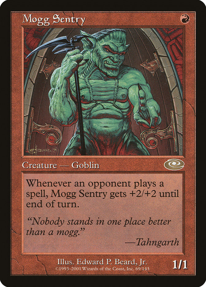 Mogg Sentry PLS-69 Planeshift Magic card