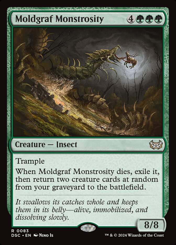 Moldgraf Monstrosity DSC-83 Duskmourn: House of Horror Commander Magic card